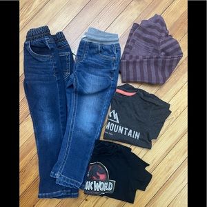 Cat & Jack Skinny Jeans & Tops Bundle